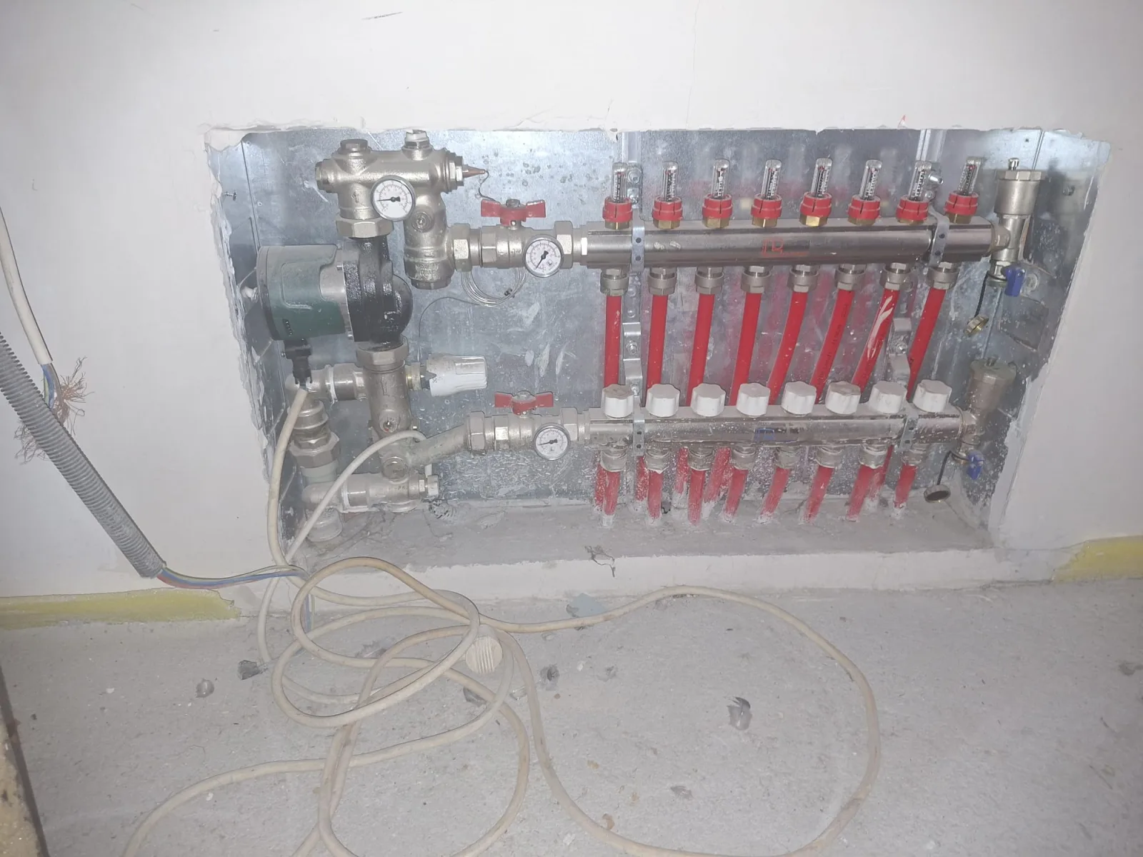 Piterie underfloor heating installation